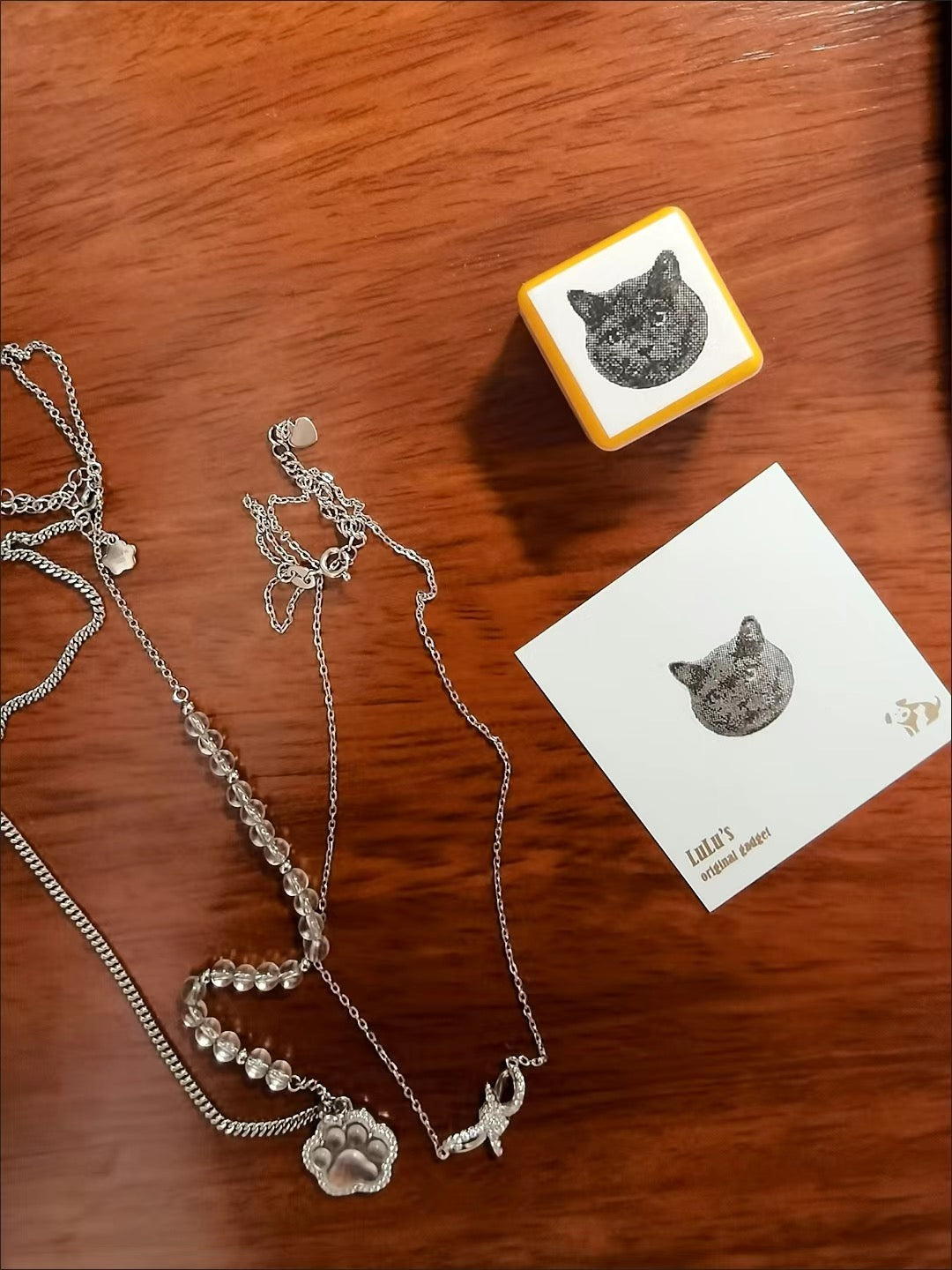Custom Pet Stamp - Personalized Cat Dog Face Rubber Stamp with Name | Pet Portrait Stamp | Cute Animal Stamp Gift for Pet Lovers