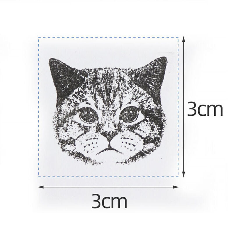 Custom Pet Stamp - Personalized Cat Dog Face Rubber Stamp with Name | Pet Portrait Stamp | Cute Animal Stamp Gift for Pet Lovers