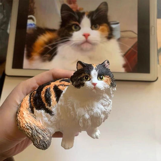 Custom Pet Figurine, Personalized Pet Sculpture from Photo, Handmade Dog or Cat Memorial Gift, 3D Animal Statue, Pet Keepsake Ornament
